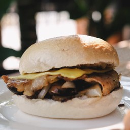 Kurobuta grill and mushroom