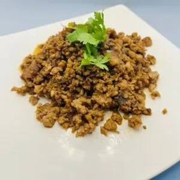 หมูสับผัดปลาอินทรีย์