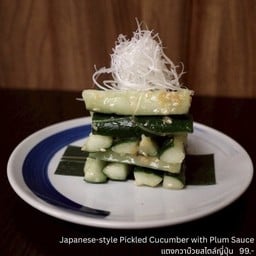 แตงกวาบ๊วยสไตล์ญี่ปุ่น