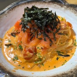 Spaghetti Pink Sauce with Smoked Salmon