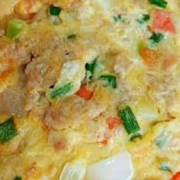 Omelette Rice with Special Ingredients