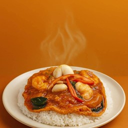 ข้าวไข่ข้นห่อหมกทะเล