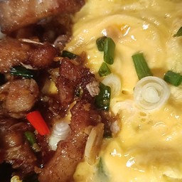 ข้าวไข่ข้น 3 ชั้นคั่วเกลือ