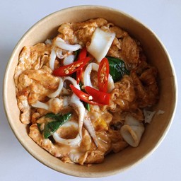 ข้าวห่อหมกปลาหมึกไข่ข้น