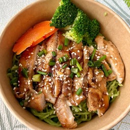 บะหมี่หยกไก่เทริยากิ