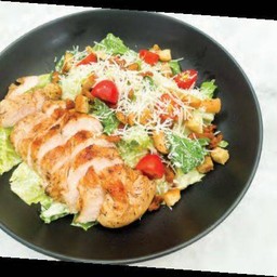 Homemade Smoked Chicken Breast Ceasar Salad