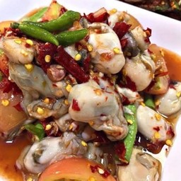 ตำเกาเหลาหอยนางรม