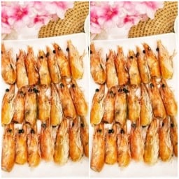 หัวกุ้งทะเลนึ่ง 30 หัว 1 แถม 1 + น้ำจิ้มซีฟู้ด