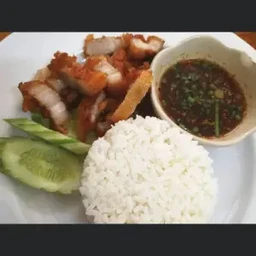 ข้าวหมูแจ่ว