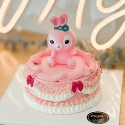 ครึ่งปอนด์ เค้กกระต่ายเจ้าหญิงสีชมพู