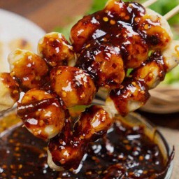 ไส้กรอกพันเบคอน ลูกชิ้นปิ้ง by คุณขา