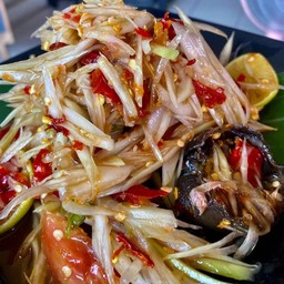 ตำเส้นมะละกอ ( เลือกส่วนผสมได้ 1 อย่าง)