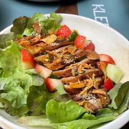 Strawberry Pork Jowl Salad