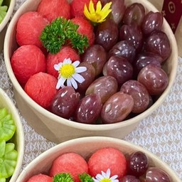 แตงโม+องุ่นแดงไร้เมล็ดอเมริกา