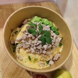 ข้าวไข่ข้นหมูสับ