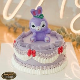 ครึ่งปอนด์ เค้กกระต่ายเจ้าหญิงสีม่วง