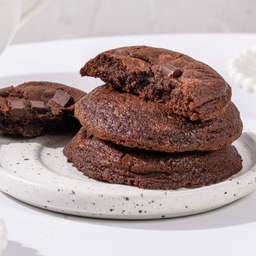 Soft Triple Chocolate Chip Cookie