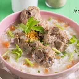 ข้าวต้ม เล้ง+หมูสับ