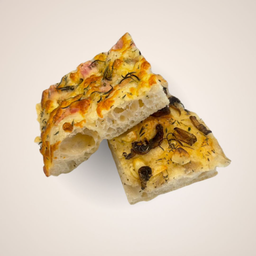 Bacon Cheese + Mushroom Garlic Focaccia