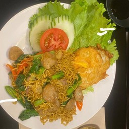 บะหมี่ผัดชาวอินโดนีเซีย