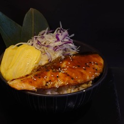 Grilled Salmon Don