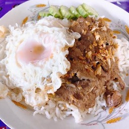 ตับกระเทียม+ไข่ดาว