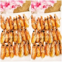 หัวกุ้งทะเลนึ่ง 30 หัว 1 แถม 1 + น้ำจิ้มซีฟู้ด