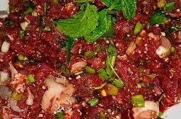 ลาบเนื้อ