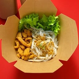เส้นคลุกไก่ฉีก