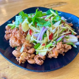 ยำกุ้งฟู