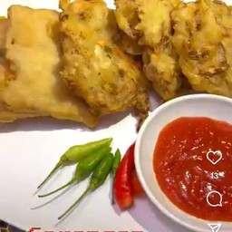 Gorengan tempe atau bakwan bisa di mix
