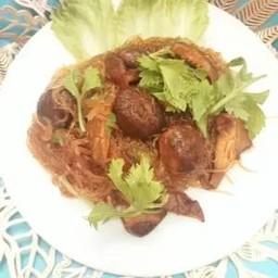 เห็ดหอมอบวุ้นเส้นเจ