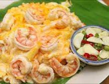 ข้าวไข่ขยี้กุ้ง