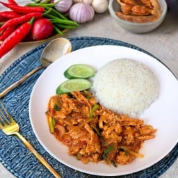 ข้าวราด ผัดหม่าล่า