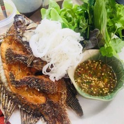 เมี่ยงปลานิดทอด