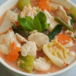 สุกี้น้ำ ไก่ [ น้ำจิ้มสุกี้โบราณ ]