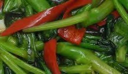 ผัดคะน้าธรรมดา