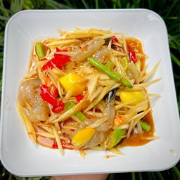 ส้มตำกุ้งสด