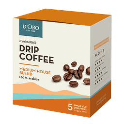 DOro Drip Coffee Medium House Blend