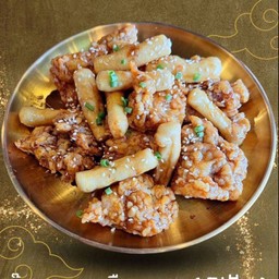 ต๊อกทอด เคลือบซอส