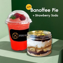 Banoffee Pie จับคู่ Strawberry Soda