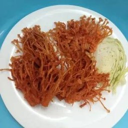 เห็ดเข็มชุบแปงทอดเจ