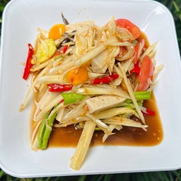 ตำปูปลาร้าหมูยอ