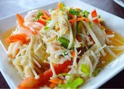 ยำเห็ดเข็มทอง