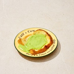 ขนมปังปิ้งสังขยาใบเตย