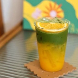 มัทฉะน้ำส้มคั้น