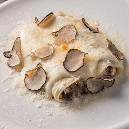 (P02) Mushroom Cannelloni with Truffle Cream sauce