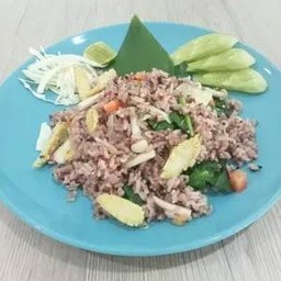 ข้าวผัดผักรวมเจ