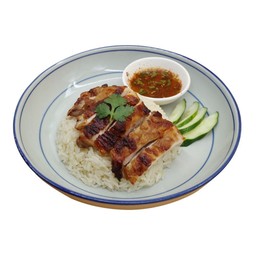 ข้าวมันไก่ย่าง
