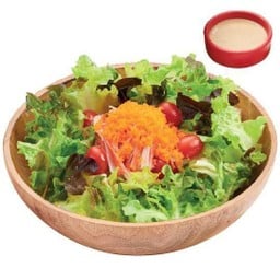 สลัดปูอัดไข่กุ้ง(น้ำสลัดครีมงา)